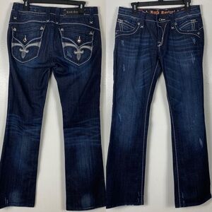 Rock Revival Stephanie bootcut distressed jeans